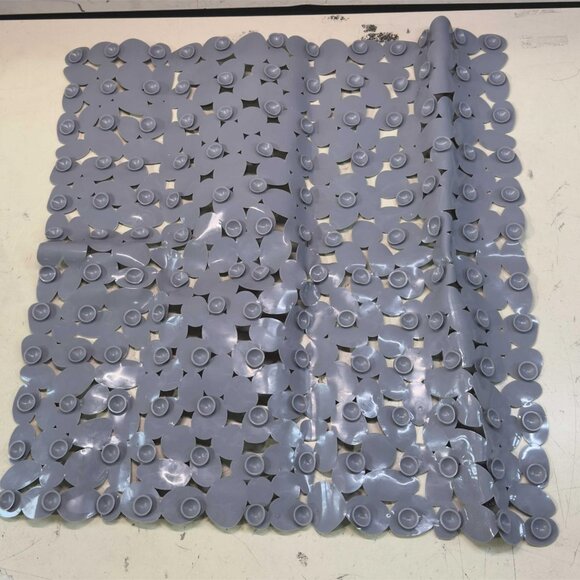 Non Slip Shower Bath Mat x2........Grey 54x54cm - Picture 2 of 4